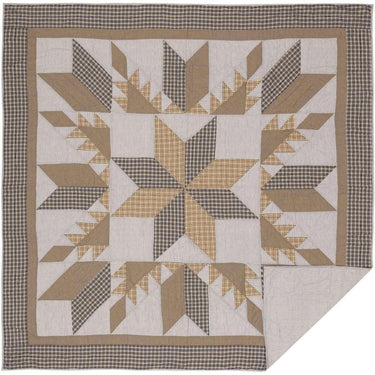 Dakota Star Farmhouse Blue King Quilt 105Wx95L VHC Brands - The Fox Decor
